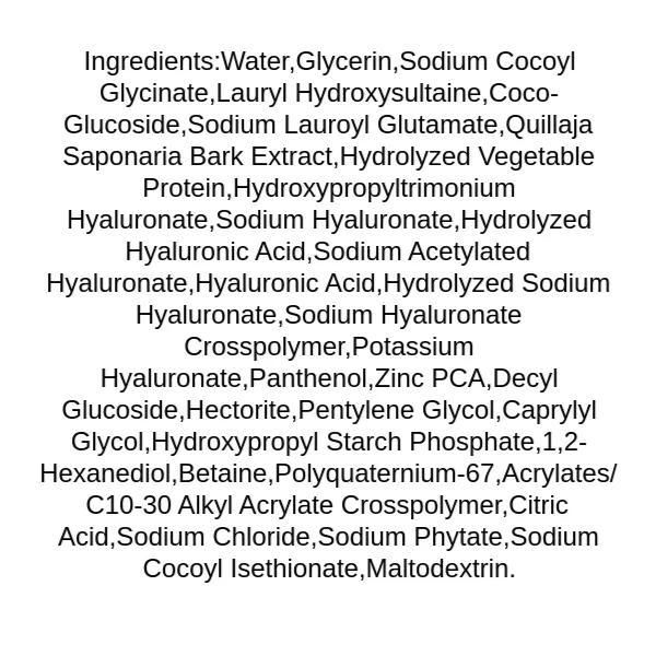 anua-8-hyaluronic-acid-hydrating-gentle-foaming-cleanser-ingredients