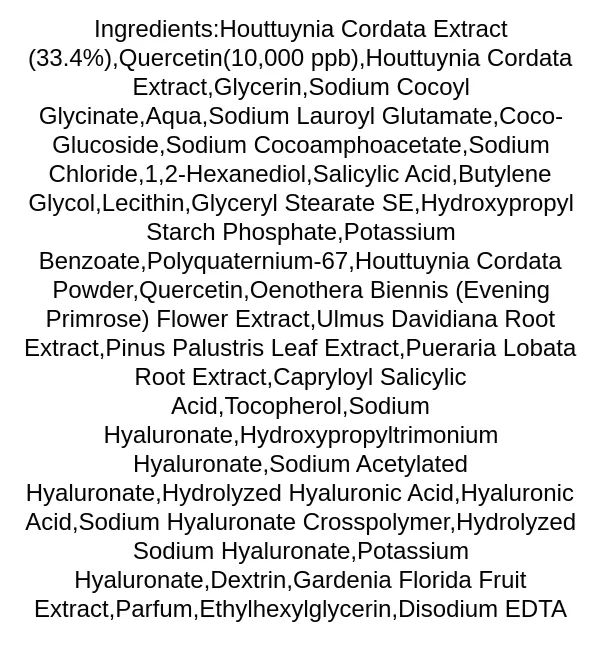 anua-heartleaf-quercetinol-pore-deep-cleansing-foam-ingredients