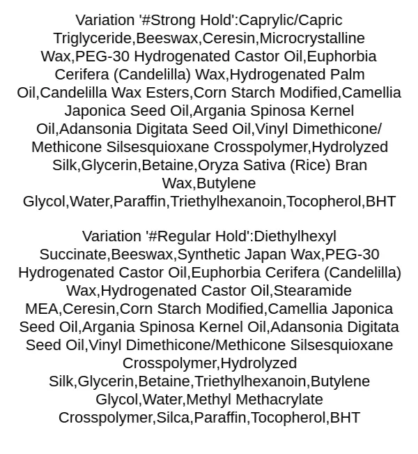utena-matomage-hair-styling-stick-ingredients