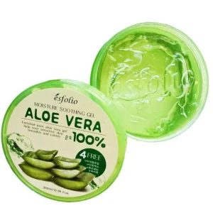 esfolio-moisture-soothing-gel-aloe-vera-100percent-300ml-pic-1