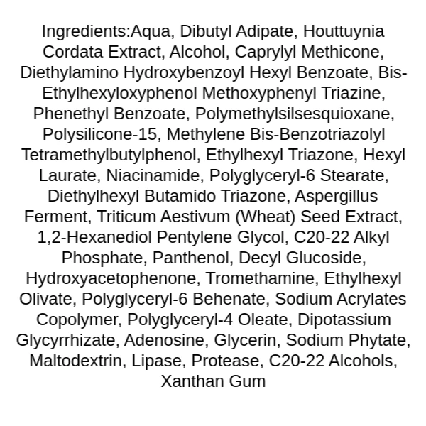 abib-heartleaf-sun-essence-calming-drop-spf50-pa-ingredients