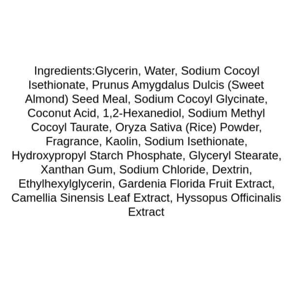 arencia-fresh-blue-hyssop-rice-mochi-cleanser-ingredients