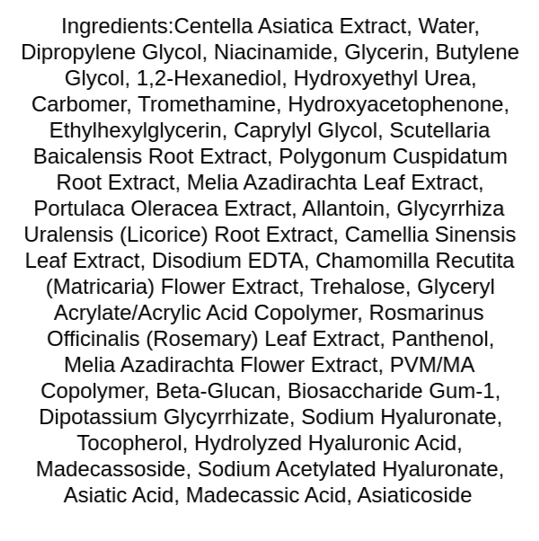 celimax-cica-niacinamide-ac-calming-serum-ingredients