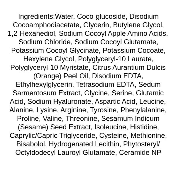 dr-althea-amino-acid-gentle-bubble-cleanser-ingredients