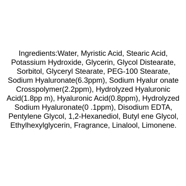 fortheskin-hyaluron-foam-cleansing-ingredients