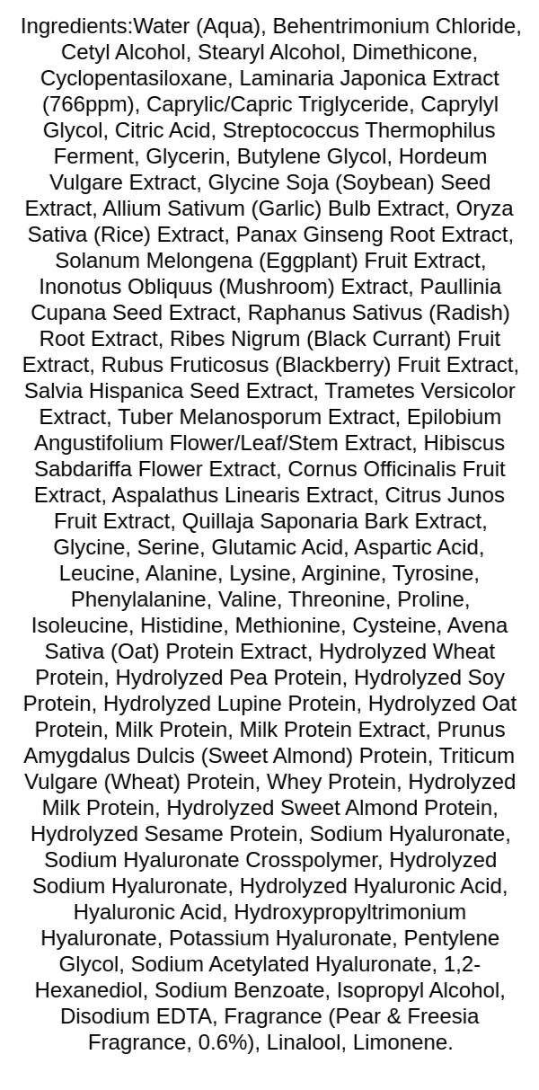 laferme-laminaria-conditioner-pear-and-freesia-ingredients