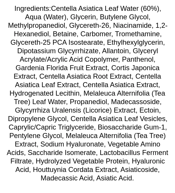 medicube-exosome-cica-serum-ingredients