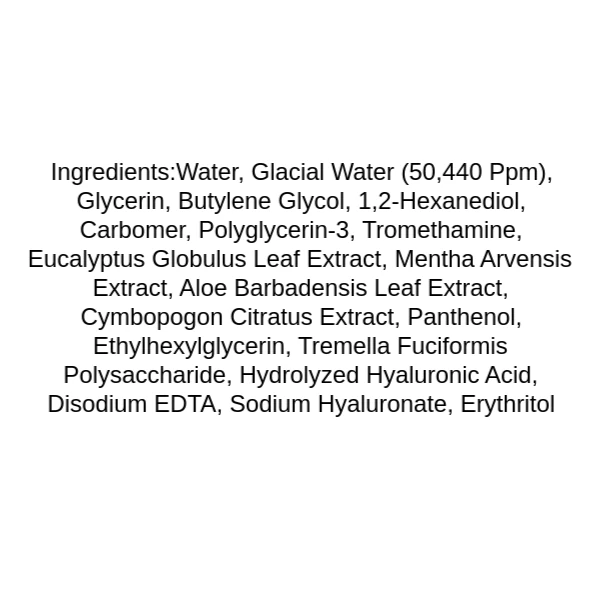 mixsoon-glacier-water-ice-soothing-gel-ingredients