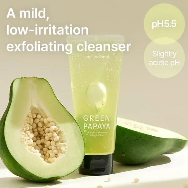 shaishaishai-green-papaya-ph-balanced-cleanser-150ml-pic-1