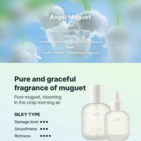 Lador - Perfumed Hair Oil Angel Muguet — снимка 2